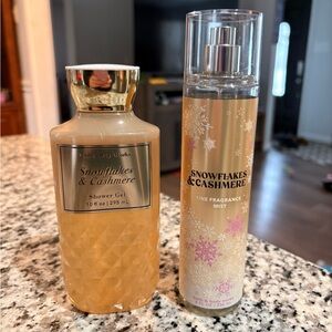 Bath & Body Works Snowflakes & Cashmere Shower Gel and Mist